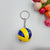 Volleyball Keychain Red