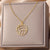 Gold Colored Pendant Necklace