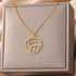 Gold Colored Pendant Necklace