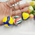 Volleyball Keychain Yellow