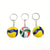 Volleyball Keychain Yellow