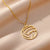 Gold Colored Pendant Necklace